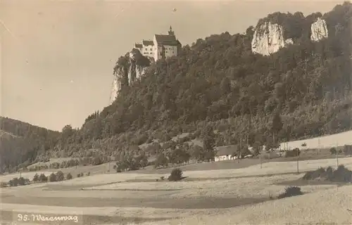 AK / Ansichtskarte  Werenwag_Schloss_Beuron_Donautal Panorama 