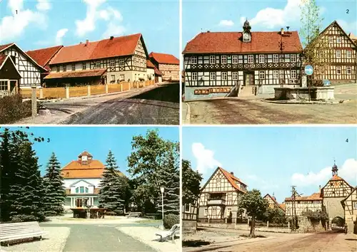 AK / Ansichtskarte  Bad_Colberg-Heldburg Teilansicht Markt Sanatorium Heldburg Vorstadt Bad_Colberg-Heldburg