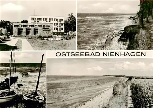 AK / Ansichtskarte 73902051 Nienhagen_Ostseebad Erholungsheim Seestern Strandpartien Bootsliegeplatz Nienhagen_Ostseebad