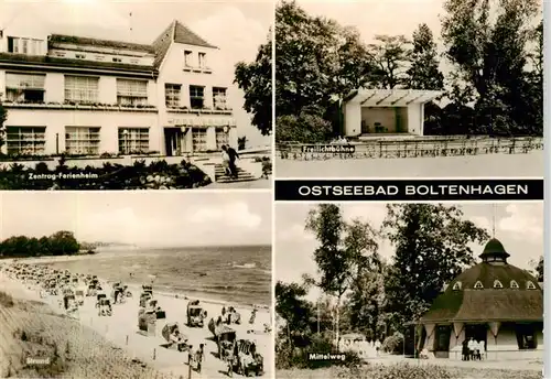 AK / Ansichtskarte 73902053 Boltenhagen_Ostseebad Zentrag Ferienheim Strand Freilichtbuehne Mittelweg Boltenhagen_Ostseebad