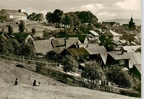 AK / Ansichtskarte  Schnett_Masserberg_Thueringer_Wald Panorama 