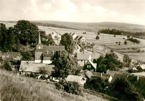 AK / Ansichtskarte  Heubach_Thueringen Ortsansicht mit Kirche Heubach Thueringen