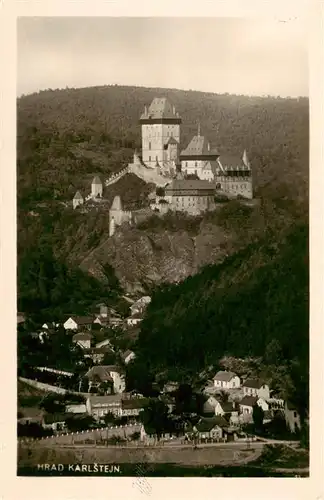 AK / Ansichtskarte  Karlstejn_Karlstein_Burg_CZ Hrad Karlstejn 