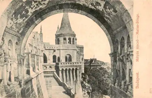 AK / Ansichtskarte  Budapest_HU Matias Stiege 