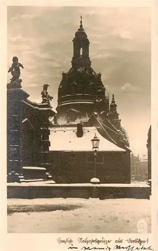 AK / Ansichtskarte  Dresden_Elbe Kirche 