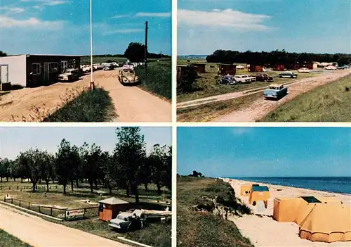 AK / Ansichtskarte  Dahme__Ostseebad_Holstein Gruber Strand Rosenfelde Strandkaufmann Camping Clan 