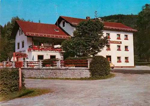 AK / Ansichtskarte  Buchenau_Zwiesel_Niederbayern Gasthaus Pension B
Gasthaus Pension Weber 