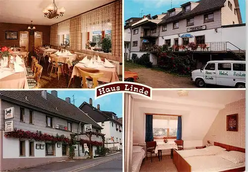 AK / Ansichtskarte 73902182 Rurberg_Simmerath Restaurant Haus Linde Gastraum Zimmer  