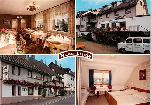 AK / Ansichtskarte  Rurberg_Simmerath Restaurant Haus Linde Gastraum Zimmer  