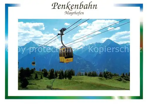 AK / Ansichtskarte  Seilbahn_Cable-Car_Telepherique Penkenbahn Mayrhofen 