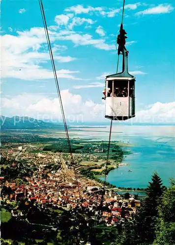 AK / Ansichtskarte  Seilbahn_Cable-Car_Telepherique Bregenz am Bodensee Pfaenderbahn 