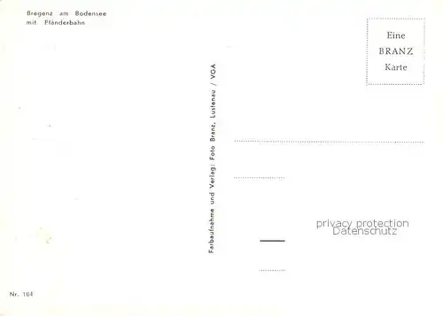 AK / Ansichtskarte  Seilbahn_Cable-Car_Telepherique Bregenz am Bodensee Pfaenderbahn 