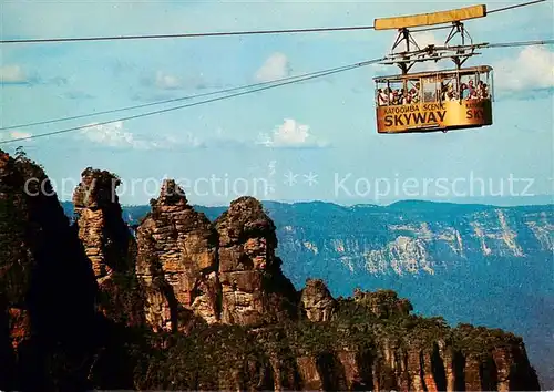 AK / Ansichtskarte  Seilbahn_Cable-Car_Telepherique Scenic Skyway The three Sisters 