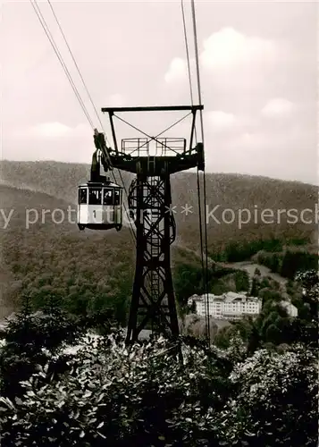 AK / Ansichtskarte  Seilbahn_Cable-Car_Telepherique Bad Harzburg Bergseilbahn 