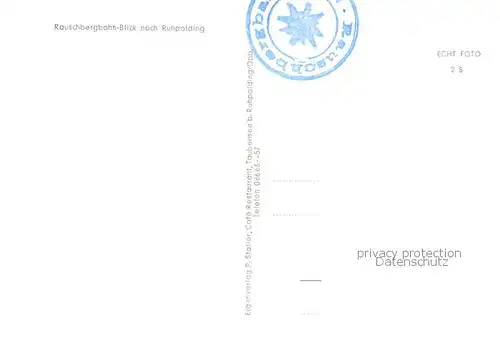 AK / Ansichtskarte  Seilbahn_Cable-Car_Telepherique Rauschbergbahn_blick Ruhpolding 