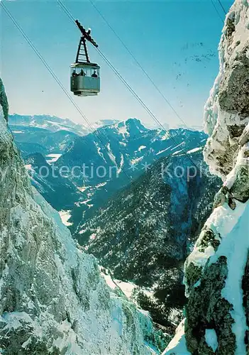 AK / Ansichtskarte  Seilbahn_Cable-Car_Telepherique Rauschbergbahn Ruhpolding  