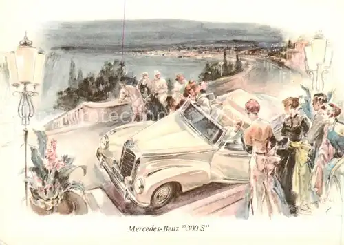 AK / Ansichtskarte  Mercedes-Benz 300 S Litho 