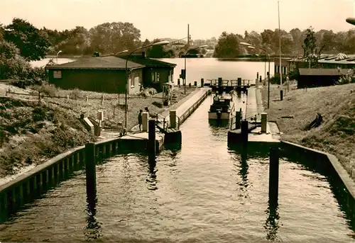 AK / Ansichtskarte  Fuerstenberg__Havel Schleuse 