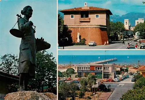 AK / Ansichtskarte 73902375 La_Pescaia Statue Ortspartien La_Pescaia