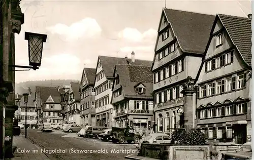 AK / Ansichtskarte  Calw Marktplatz Calw