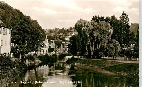 AK / Ansichtskarte  Calw Partie an der Nagold Calw