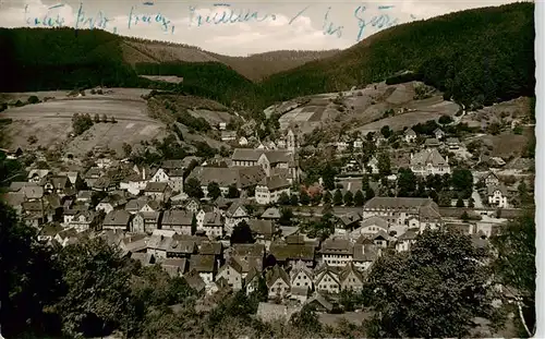 AK / Ansichtskarte 73902449 Alpirsbach Panorama mit Kloster Alpirsbach