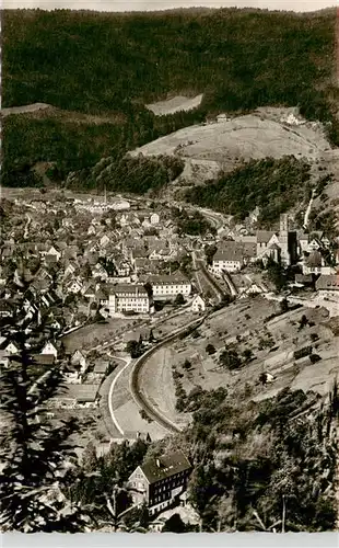 AK / Ansichtskarte  Alpirsbach Sanatorium Hellenberg mit Kraehenbad Alpirsbach