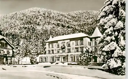 AK / Ansichtskarte 73902490 Badenweiler Sanatorium Schloss Hausbaden Badenweiler