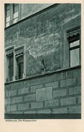 AK / Ansichtskarte  Muelhausen_Elsass Der Klapperstein Muelhausen Elsass