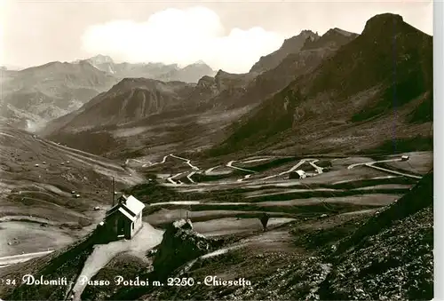 AK / Ansichtskarte 73902568 Passo_Pordoi_IT Dolomiti Chiesetta 