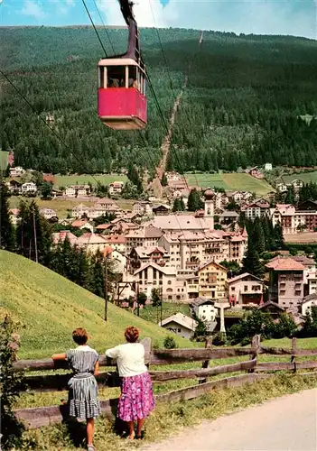 AK / Ansichtskarte  St_Ulrich-Groeden_Tirol Panorama Seilbahn 