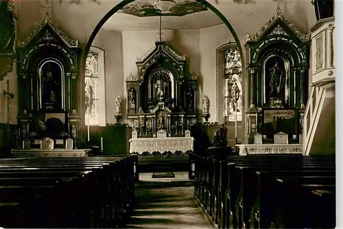 AK / Ansichtskarte  Steibis_Oberstaufen Pfarrkirche Inneres 