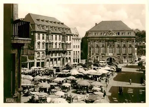 AK / Ansichtskarte  Bonn_Rhein Marktplatz mit Rathaus Bonn_Rhein