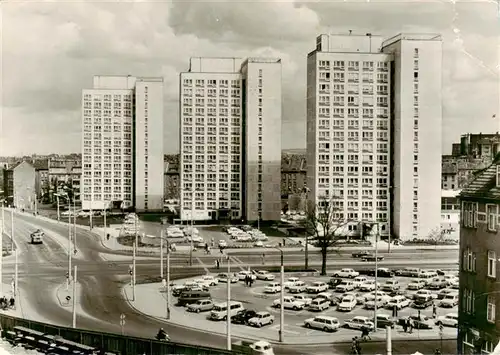 AK / Ansichtskarte  Erfurt Punkthaeuser an der Kraempferstrasse Juri Gagarin Ring Erfurt