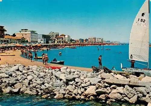 AK / Ansichtskarte  Viserbella_di_Rimini Spiaggia e Alberghi Viserbella_di_Rimini