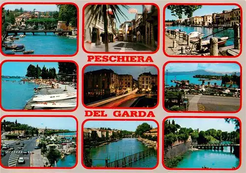 AK / Ansichtskarte 73902638 Peschiera_del_Garda_IT Ortsansichten Strandpartien  