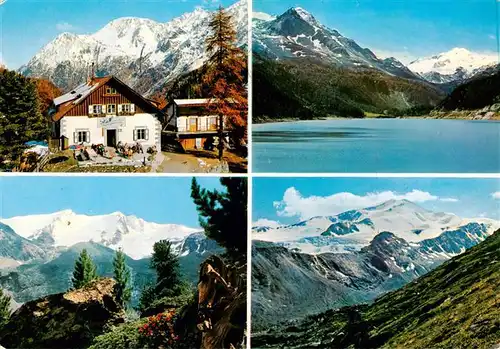 AK / Ansichtskarte  Rifugio_Genziana Panorama Bergwelt Berghuette Ortlergebiet Nationalpark Bergsee Rifugio Genziana