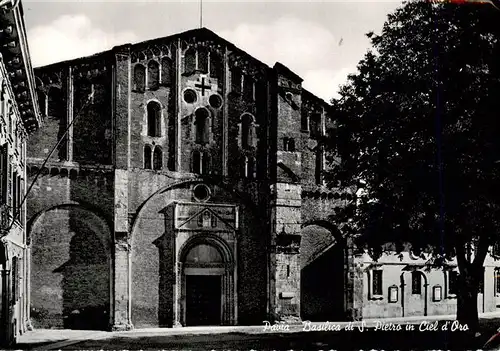 AK / Ansichtskarte 73902690 Pavia_Lombardia_IT Basilica de San Pietro in Ciel d'Oro 