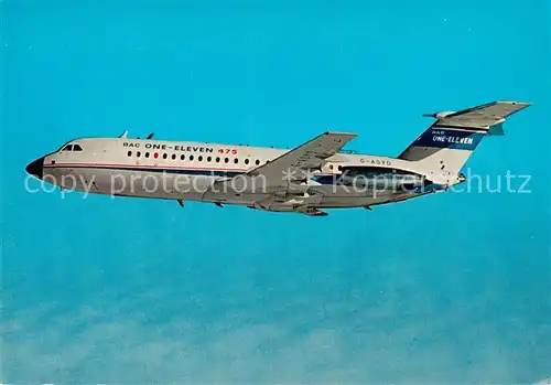 AK / Ansichtskarte  Flugzeuge_Zivil Bac One-Eleven 475 