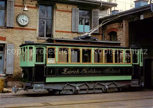 AK / Ansichtskarte  Strassenbahn_Tramway-- VBZ Triebwagen Ce 2/2 1 Zuerich 