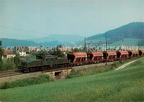 AK / Ansichtskarte  Eisenbahn_Railway_Chemin_de_Fer Krokodil-Lokomotive Be 6/8 3 13302 CFF  