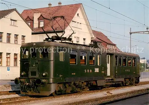 AK / Ansichtskarte  Eisenbahn_Railway_Chemin_de_Fer SBB Triebwagen Be 4/6 1612 SIG/SBB/SAAS 1925 