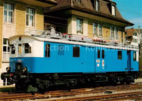 AK / Ansichtskarte  Eisenbahn_Railway_Chemin_de_Fer SBB Gepaecktriebwagen Fe 4/4 18518 De 4/4 1678  