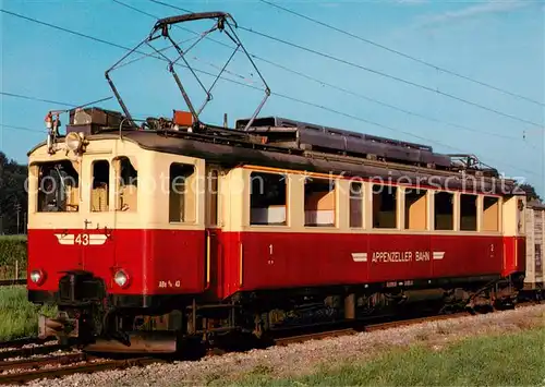 AK / Ansichtskarte  Lokomotive_Eisenbahn_Railway Appenzeller Bahn ABe 4/4 43 SIG/MFO 1933 