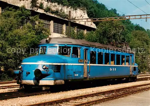 AK / Ansichtskarte  Eisenbahn_Railway_Chemin_de_Fer Oensingen-Balsthal-Bahn OeBB RBe 2/4 202 