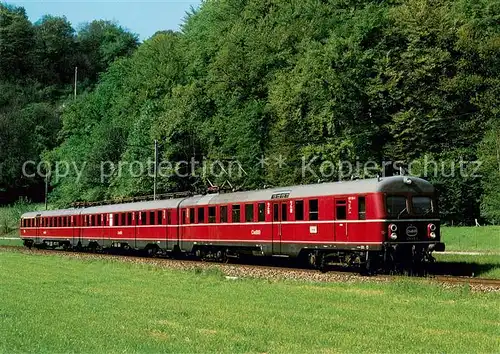 AK / Ansichtskarte  Eisenbahn_Railway_Chemin_de_Fer Oensingen Balsthal Bahn OeBB BDe 4/12 204 