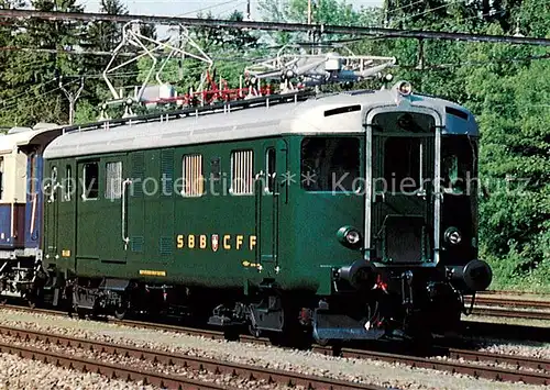 AK / Ansichtskarte 73902754 Eisenbahn_Railway_Chemin_de_Fer OeBB SBB RFe 4/4 601 