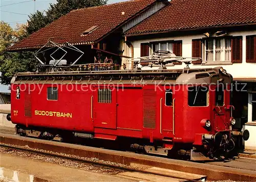 AK / Ansichtskarte 73902755 Eisenbahn_Railway_Chemin_de_Fer SOB DE 4/4 21 ex SBB RFe 4/4 603  