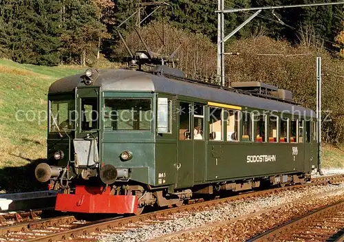 AK / Ansichtskarte 73902759 Eisenbahn_Railway_Chemin_de_Fer SOB Triebwagen ABe 4/4 5 SLM/SIG/SWS/MFO/BBC/SAAS 1939 