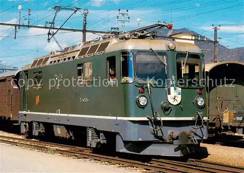 AK / Ansichtskarte  Eisenbahn_Railway_Chemin_de_Fer Rhaetische Bahn RhB Ge4/4 2 612 